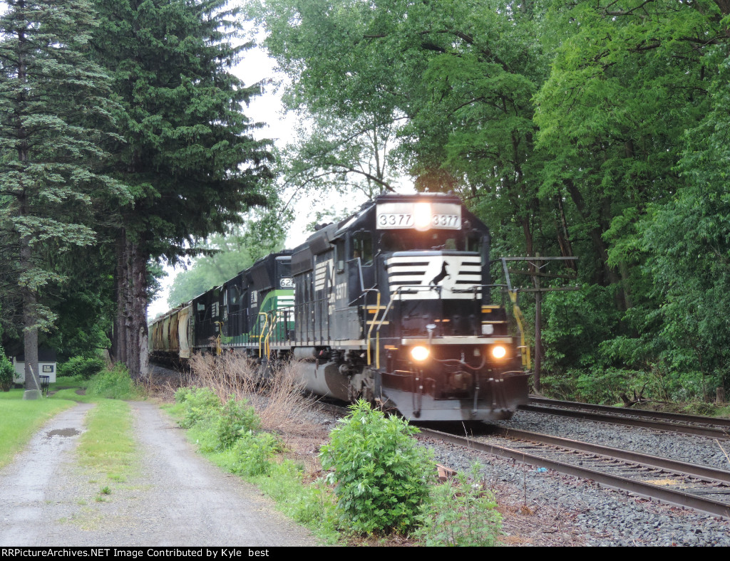 H52 passing the cemetery 